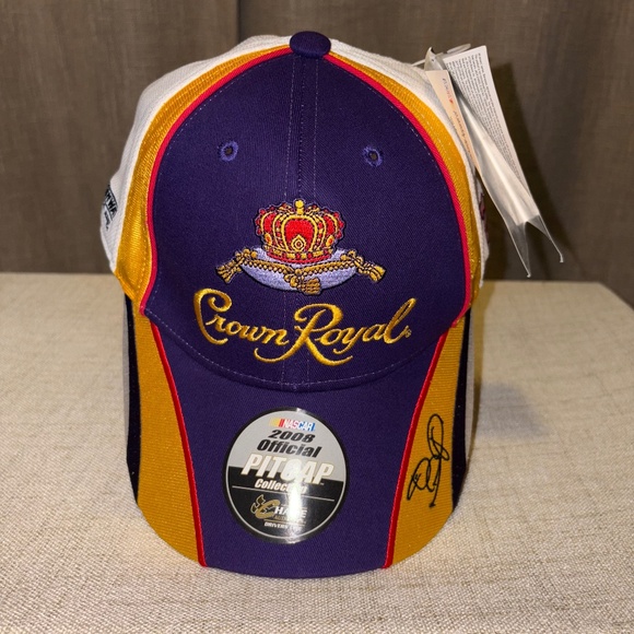 Chase Athletics | NWT Nascar Crown Royal Pit Cap | One Size Fits Most - Picture 1 of 9
